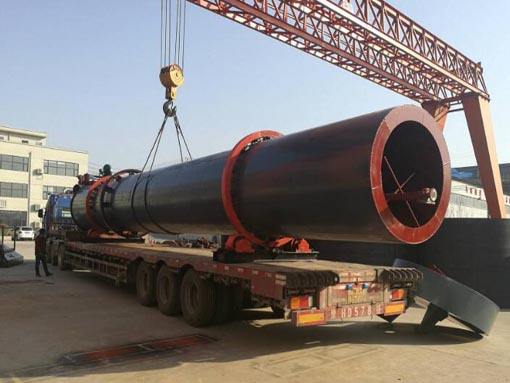 廣西柳州煤氣發生爐、烘干機發貨現場