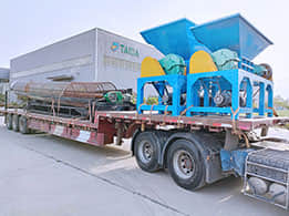 600型撕碎機(jī)，配套10米長(zhǎng)交