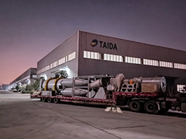 時產5噸發酵料歐式烘干機發